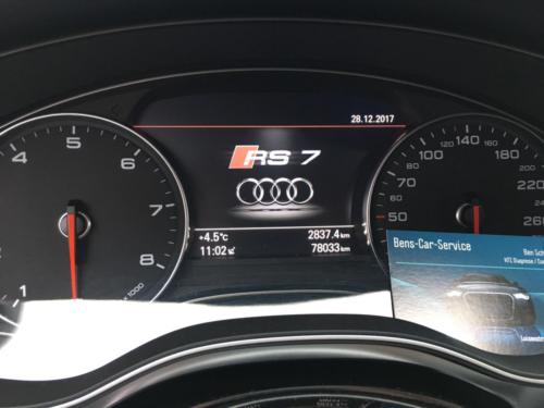 Audi RS7 virtual cockpit