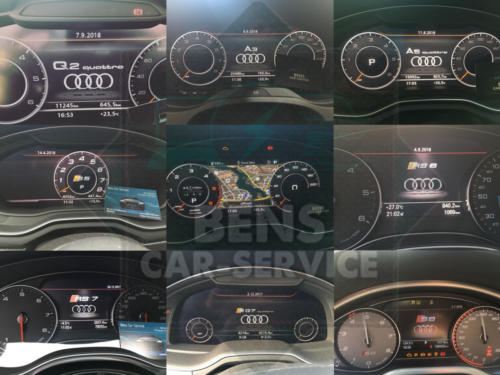 Audi virtual cockpits